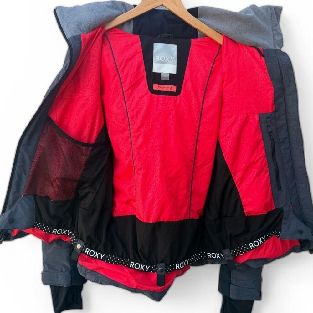 ROXY Black Coats, Jacket DryFlight 15K Snow Jacket Womens L Gray Waterproof - Picture 3 of 8